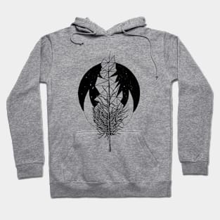 geometric feather Hoodie